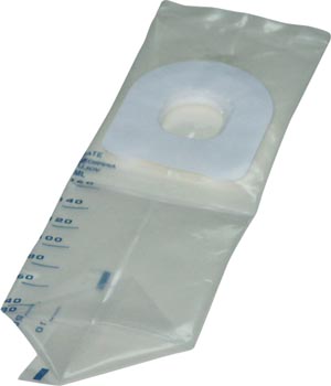 Pediatric Urine Collection Bag AMSure® 200 mL (7 oz.) Adhesive Closure Unprinted Sterile
