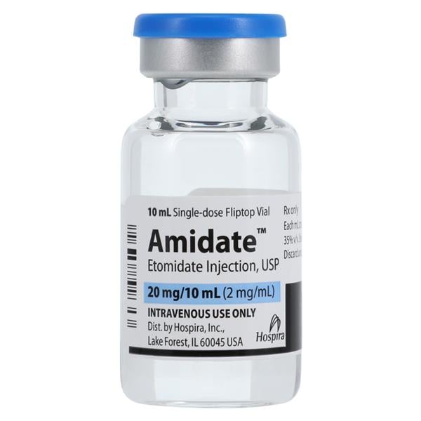 Amidate™ Etomidate 2 mg / mL Injection Single Dose Vial 10 mL