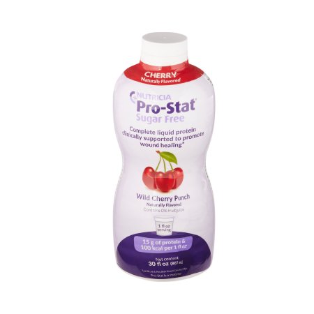 Protein Supplement Pro-Stat® Sugar-Free Wild Cherry Punch Flavor 30 oz. Bottle Ready to Use