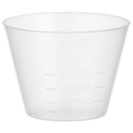 Graduated Medicine Cup McKesson 1 oz. Translucent Plastic Disposable