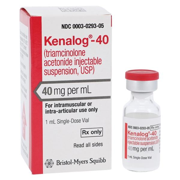 Kenalog®-40 Triamcinolone Acetonide 40 mg / mL Injection Vial 1 mL