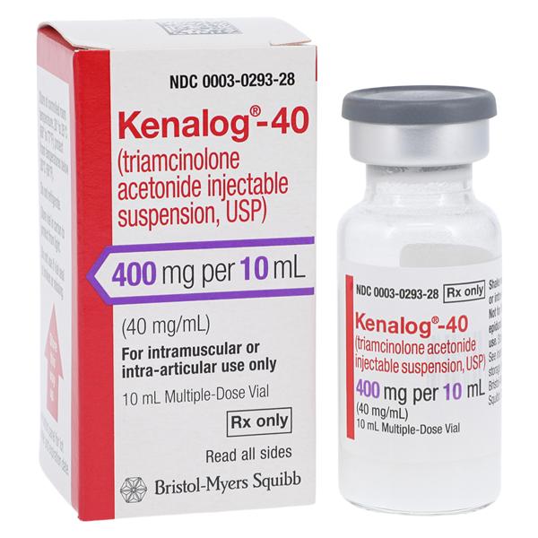 Kenalog®-40 Triamcinolone Acetonide 40 mg / mL Injection Vial 10 mL