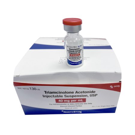 Triamcinolone Acetonide 40 mg / mL Injection Single Dose Vial 1 mL
