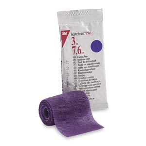 Cast Tape 3M™ Scotchcast™ Plus 3 Inch X 12 Foot Fiberglass / Resin Purple