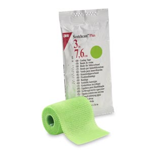 Cast Tape 3M™ Scotchcast™ Plus 3 Inch X 12 Foot Fiberglass / Resin Bright Green