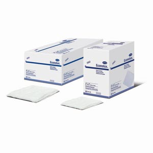 Gauze Sponge Econolux® Cotton 8-Ply 4 X 4 Inch Square NonSterile