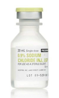 Diluent Sodium Chloride, Preservative Free 0.9% Solution Single-Dose Vial 20 mL