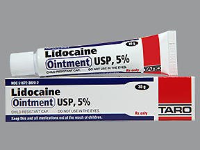 Lidocaine 5% Ointment Tube 30 Gram