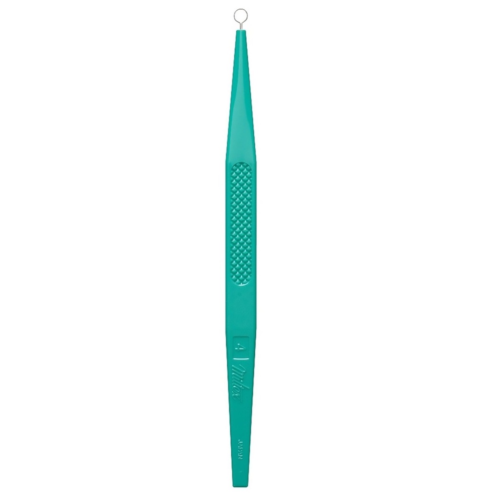 Dermal Curette Miltex® 5-1/2 Inch Length Flat Handle 4 mm Tip Round Loop Tip