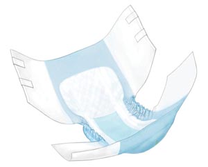 Unisex Adult Incontinence Brief Simplicity™ Large Disposable Moderate Absorbency