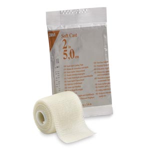 Cast Tape 3M™ Scotchcast™ Soft Cast 2 Inch X 12 Foots Fiberglass White