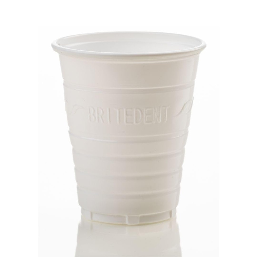 Drinking Cup 5 oz. White Plastic Disposable 50/SL 20SL/CS