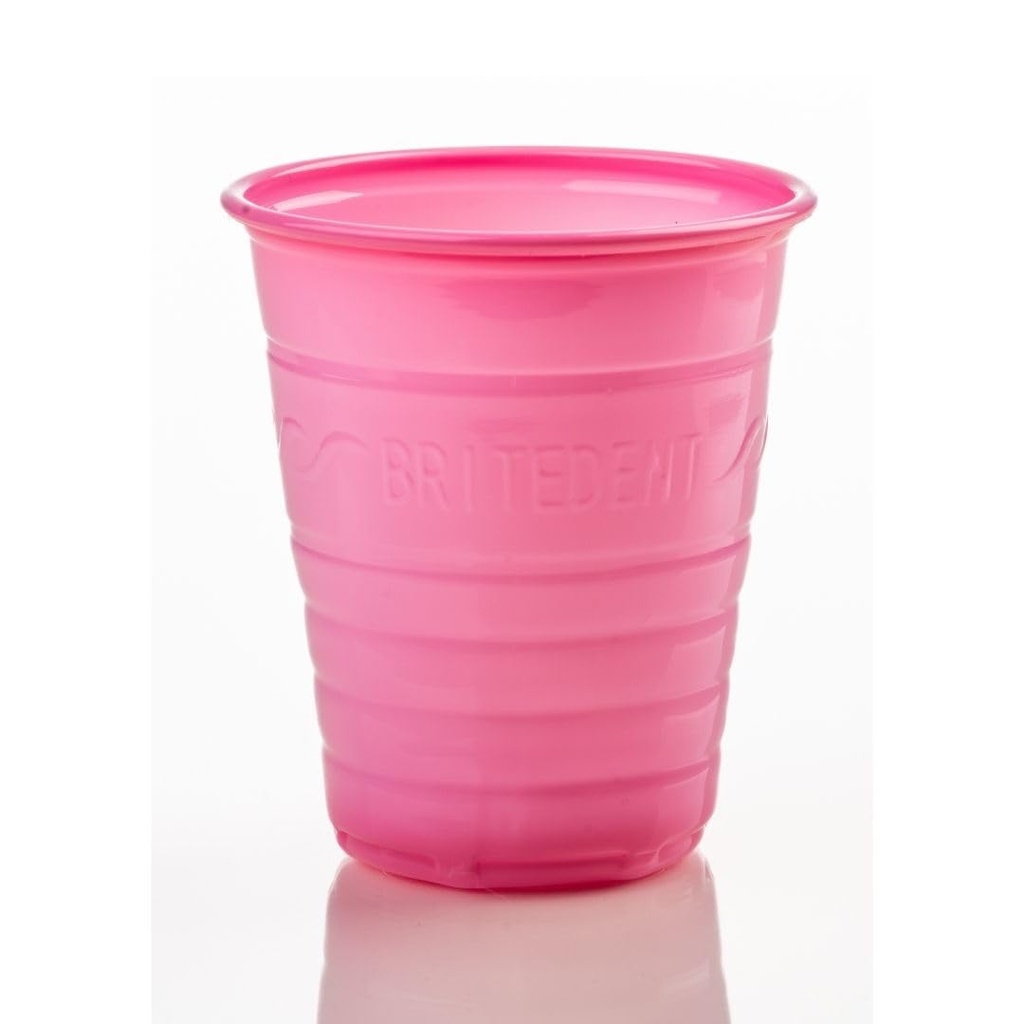 Drinking Cup 5 oz. Pink Plastic Disposable 50/SL 20SL/CS