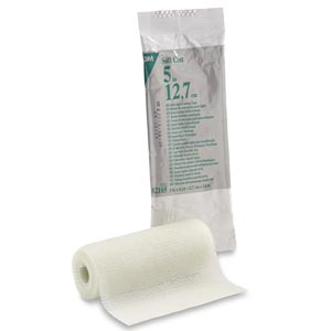 Cast Tape 3M™ Scotchcast™ Soft Cast 5 Inch X 12 Foot Fiberglass White