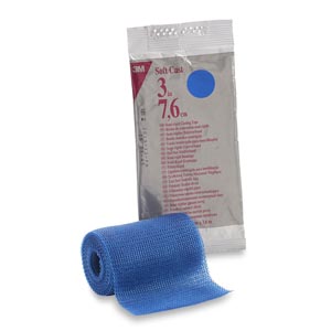 Cast Tape 3M™ Scotchcast™ Soft Cast 3 Inch X 12 Foot Fiberglass Blue