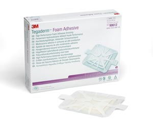 Foam Dressing 3M™ Tegaderm™ High Performance 5-5/8 X 5-5/8 Inch Square Adhesive without Border Sterile