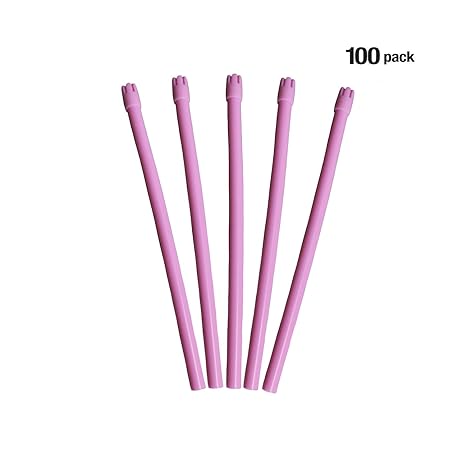 Saliva Ejector, Pink, Pink Tip, 100/bg, 10bg/cs