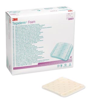 Foam Dressing 3M™ Tegaderm™ High Performance 4 X 4 Inch Square Non-Adhesive without Border Sterile