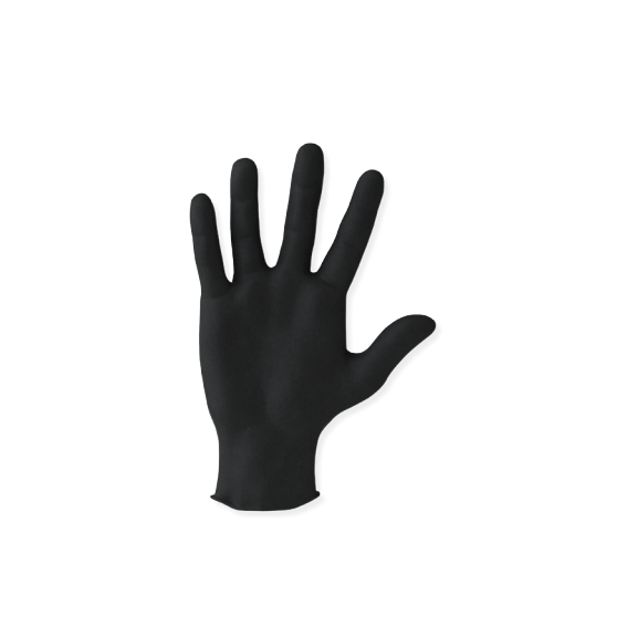 Nitrile Glove, Large, Black, 200/bx, 10 bx/cs