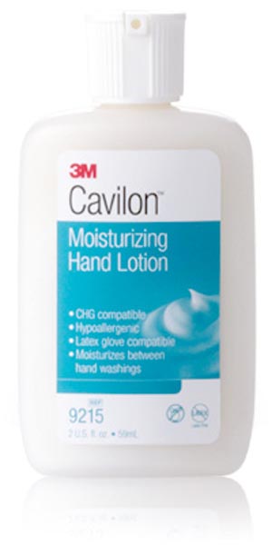 Hand Moisturizer 3M™ Cavilon™ 2 oz. Bottle Unscented Lotion CHG Compatible