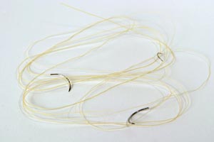 Suture with Needle Fast Absorbing Absorbable Uncoated Undyed Suture Plain Gut Size 5 - 0 18 Inch Suture 1-Needle 13 mm Length 3/8 Circle Precision Cosmetic - Conventional Cutting PRIME Needle