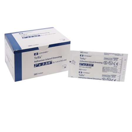 Adhesive Strip Telfa™ 2 X 3-3/4 Inch Nonwoven Rectangle White Sterile