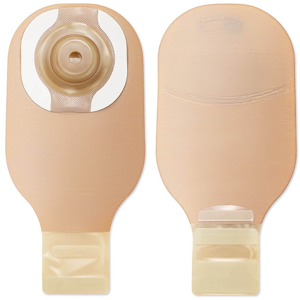 Ostomy Pouch CeraPlus One-Piece System 12 Inch Length Up to 2-1/8 Inch Stoma Drainable Trim to Fit