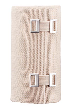 Elastic Bandage 3M™ ACE™ 4 Inch X 5 Yard Standard Compression Clip Detached Closure Tan NonSterile