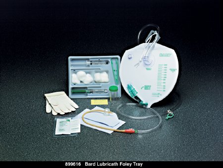 Indwelling Catheter Tray Lubricath® Foley 14 Fr. 5 cc Balloon Latex