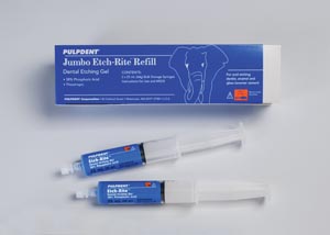 Etch-Rite Jumbo Refill, 2 x 25mL (64gm) Syringe