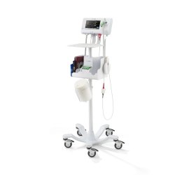 Spot Monitor Classic Mobile Stand Welch Allyn Provides Storage and Cable Management For Use with Welch Allyn Connex Spot Monitors