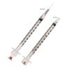 Safety Insulin Syringe with Needle VanishPoint® 1 mL 1/2 Inch 29 Gauge Retractable Safety Needle Regular Wall