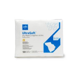 Washcloth Ultra-Soft 10 X 13 Inch White Disposable