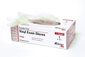 Vinyl Exam Glove, Powder Free (PF), X-Small, 100/bx, 10 bx/cs (75 cs/plt)