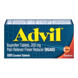 Pain Relief Advil® 200 mg Strength Ibuprofen Tablet 100 per Bottle