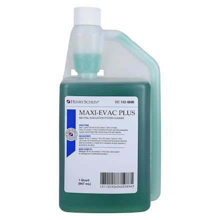 Maxi-Evac Plus Evacuation System Cleaner Liquid Concentrate 32oz/Bt