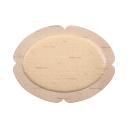 Silicone Foam Dressing Mepilex® Border Flex 3.1 X 4 Inch Oval Adhesive with Border Sterile