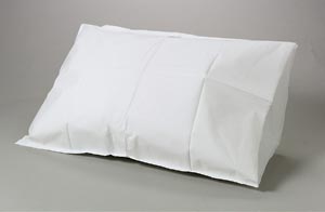 Pillowcase, 21&quot; x 30&quot;, Tissue/ Poly, White, 100/cs (40 cs/plt)