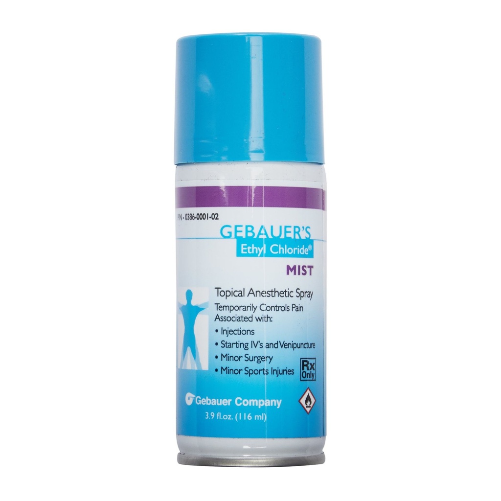 Gebauer's Ethyl Chloride® Ethyl Chloride 100% Spray Can 3.9 oz.