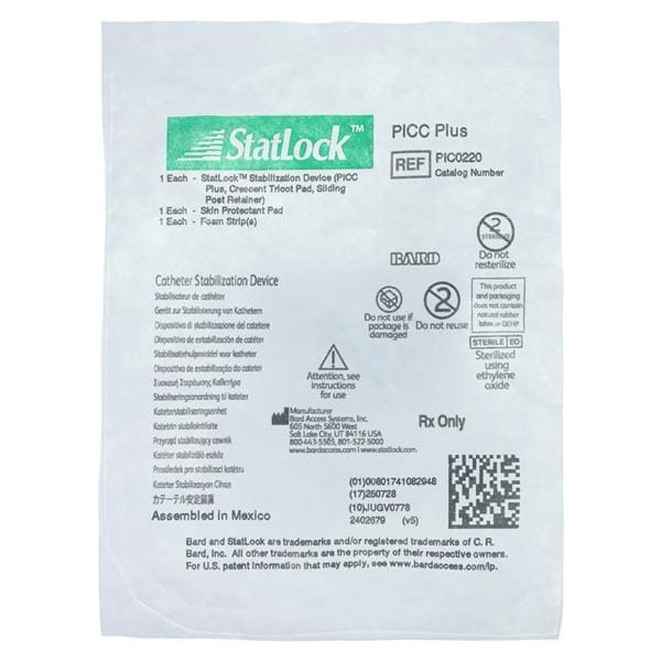 Catheter / Line Securement Device Statlock® PICC Plus