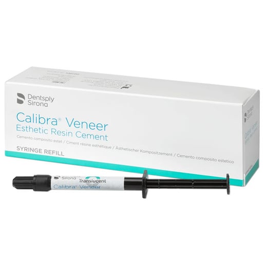 Calibra Veneer Esthetic Resin Cement, Translucent, 2 Gm. Syringe Refill. Light-Cure
