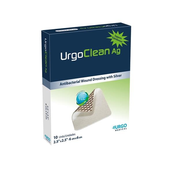 Silver Dressing UrgoClean Ag Square Sterile