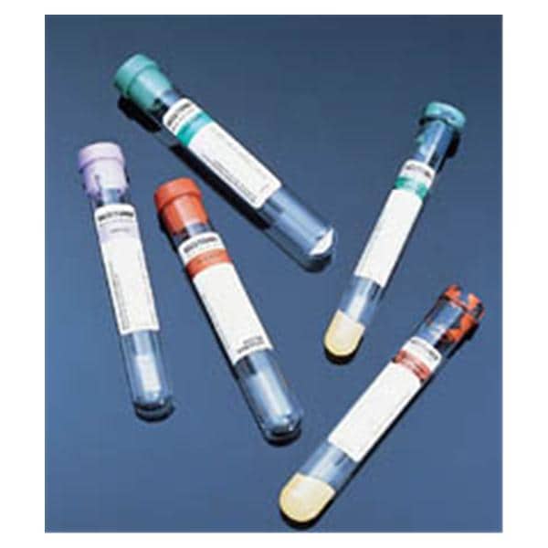 BD Vacutainer® Venous Blood Collection Tube Serum Tube Plain 16 X 100 mm 10 mL Red Conventional Closure Glass Tube