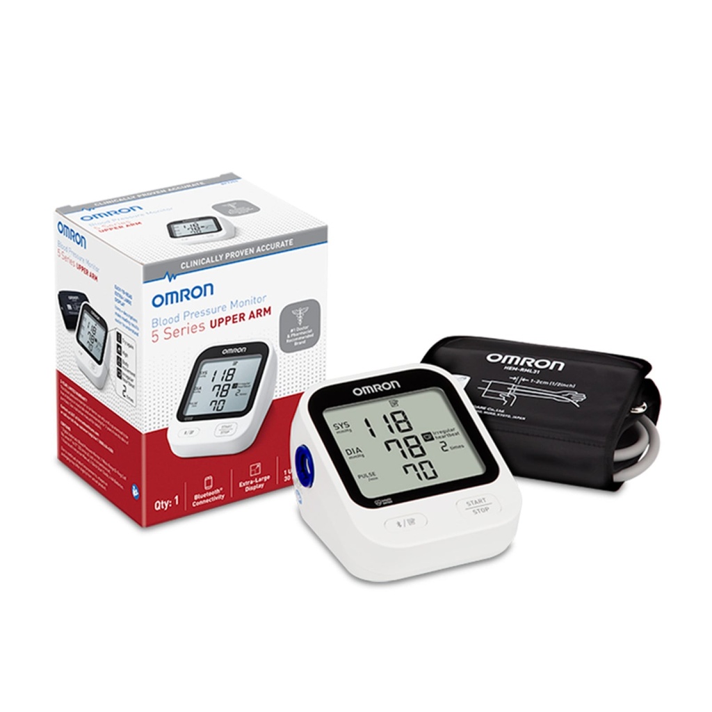 Home Automatic Digital Blood Pressure Monitor 5 Series® Adult Cuff Arm 9 to 17 Inch Desk Model