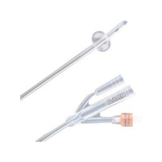 Foley Catheter Lubri-Sil® 2-Way Standard Tip 5 cc Balloon 18 Fr. Antimicrobial Hydrogel Coated Silicone
