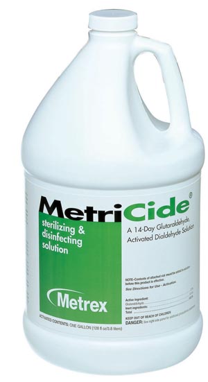 Glutaraldehyde High-Level Disinfectant MetriCide™ Activation Required Liquid 1 gal. Jug Max 14 Day Reuse