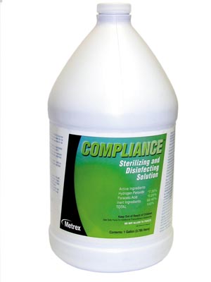 Compliance™ Surface Disinfectant Cleaner Peroxide Based Manual Pour Liquid 1 gal. Jug Acidic Scent NonSterile