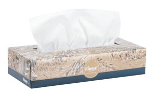 Kleenex® Facial Tissue White 8-1/5 X 8-2/5 Inch 100 Count