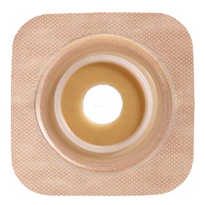 Ostomy Barrier Sur-Fit Natura® Pre-Cut, Standard Wear Stomahesive® White Tape 45 mm Flange Sur-Fit® Natura® System Hydrocolloid 1-3/8 Inch Opening 5 X 5 Inch