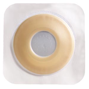 Ostomy Barrier Sur-Fit Natura® Pre-Cut, Extended Wear Durahesive® White Tape 57 mm Flange Sur-Fit® Natura® System Hydrocolloid 1-3/4 Inch Opening 5 X 5 Inch